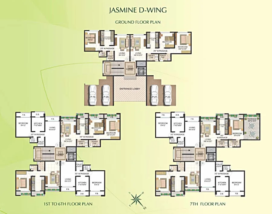 D Wing Floor Plan