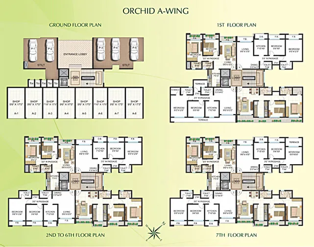 2BHK Flats for Sale in Anchor Park, Andheri West