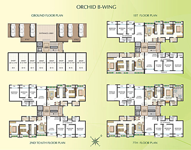 B Wing Floor Plan