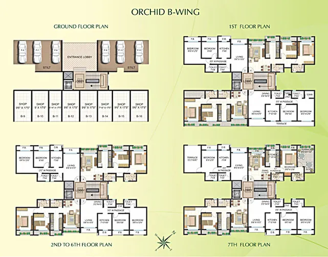 2BHK Flats for Sale in Anchor Park, Andheri West