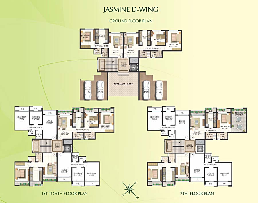 D Wing Floor Plan