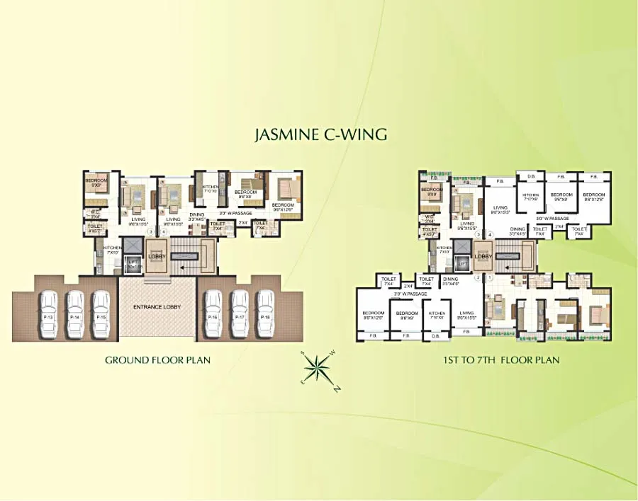 2BHK Flats for Sale in Anchor Park, Andheri West