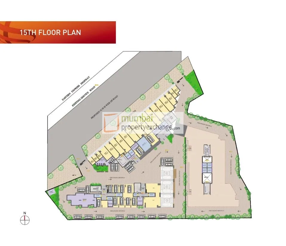 Ruparel Orion 15th Floor Plan