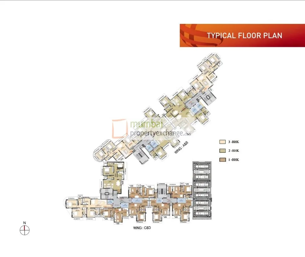 Ruparel Orion Typical Floor Plan