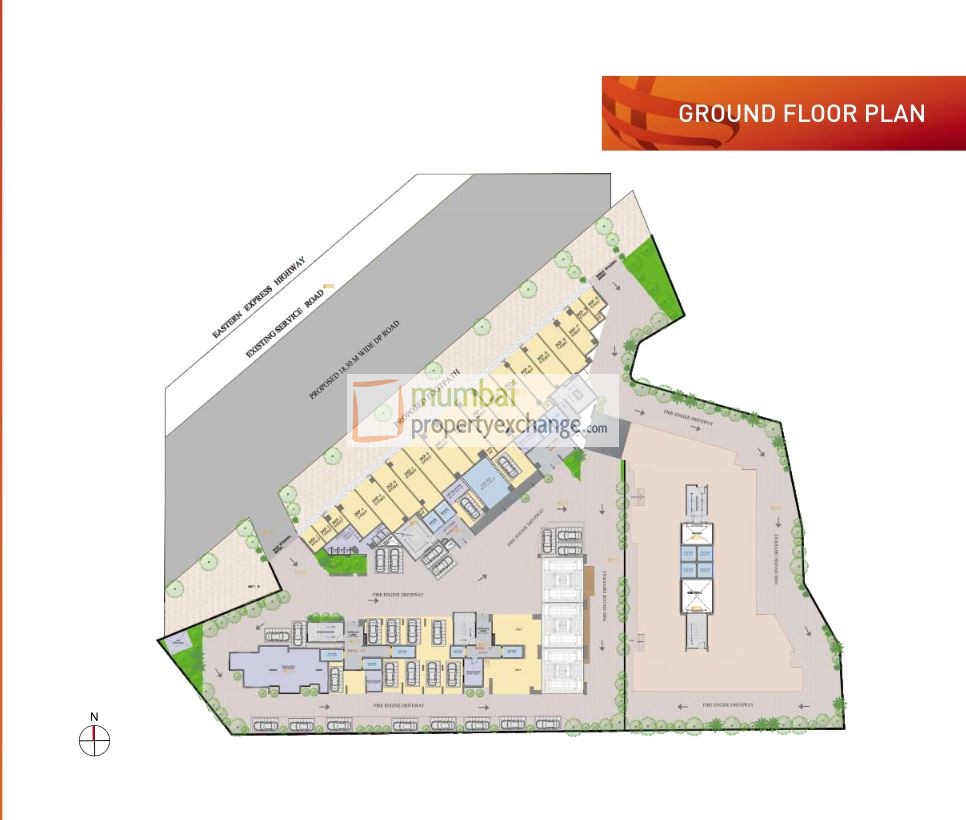 Ruparel Orion Ground Floor Plan