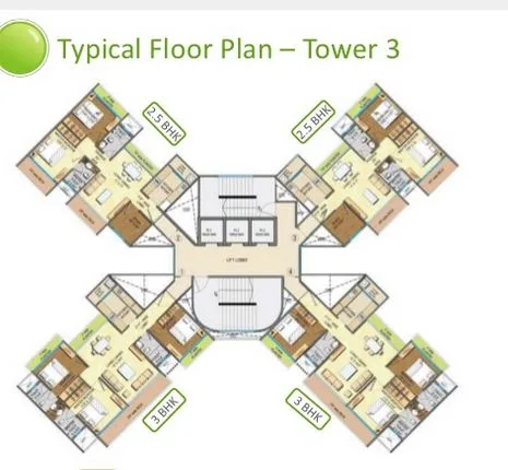 Runwal Anthurium Typical flrpln Tower3