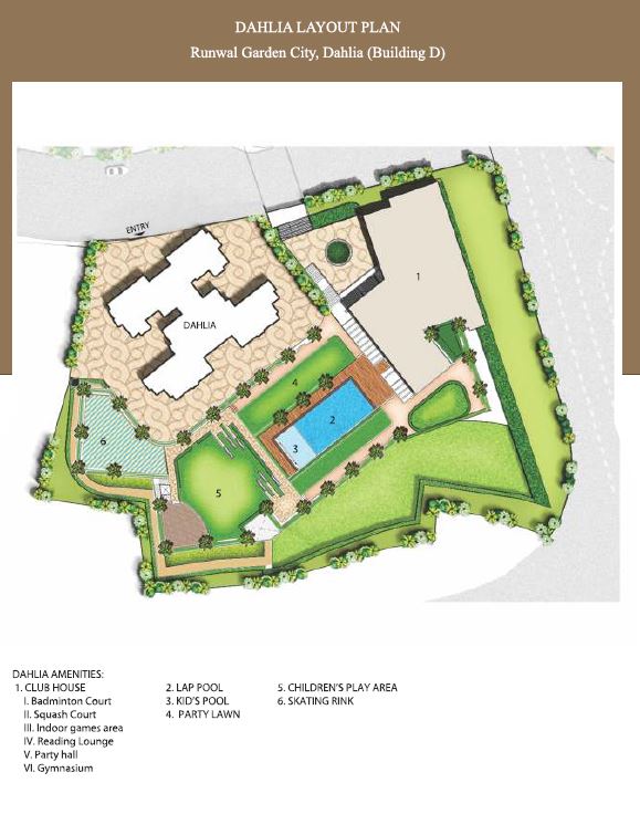 Runwal Dhalia Layout Plan