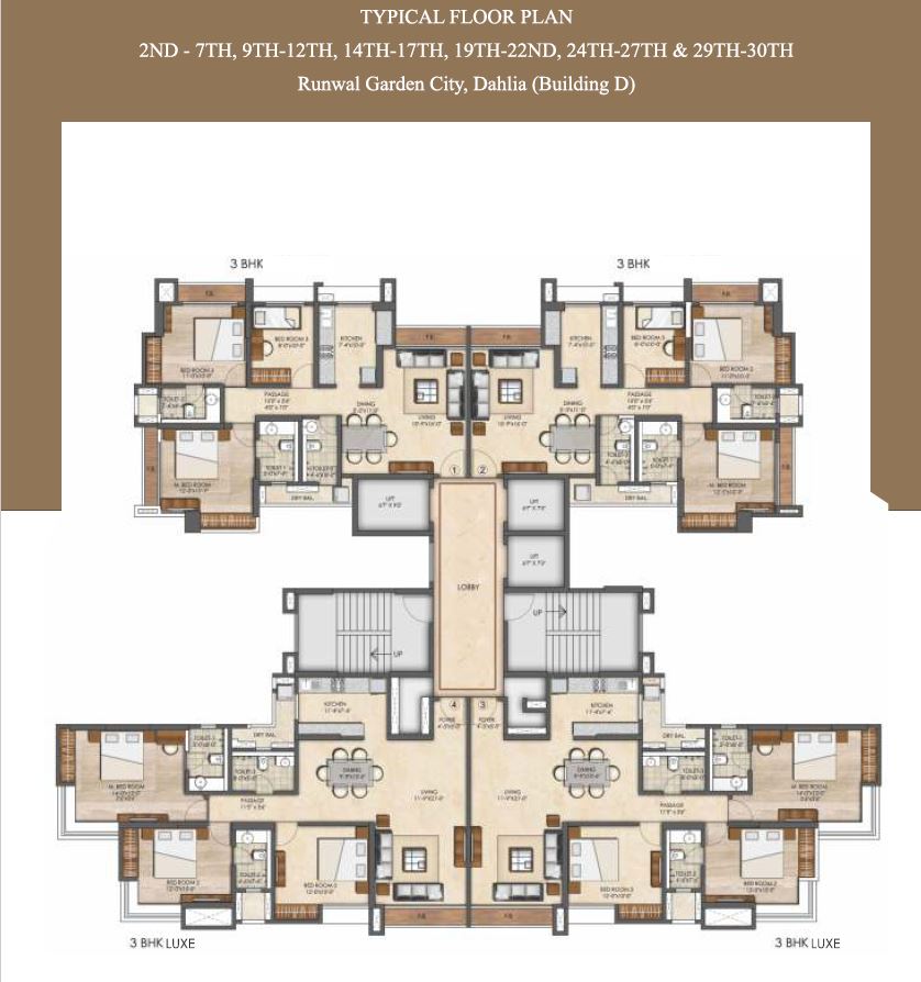Runwal Dhalia  Floor Plan 1