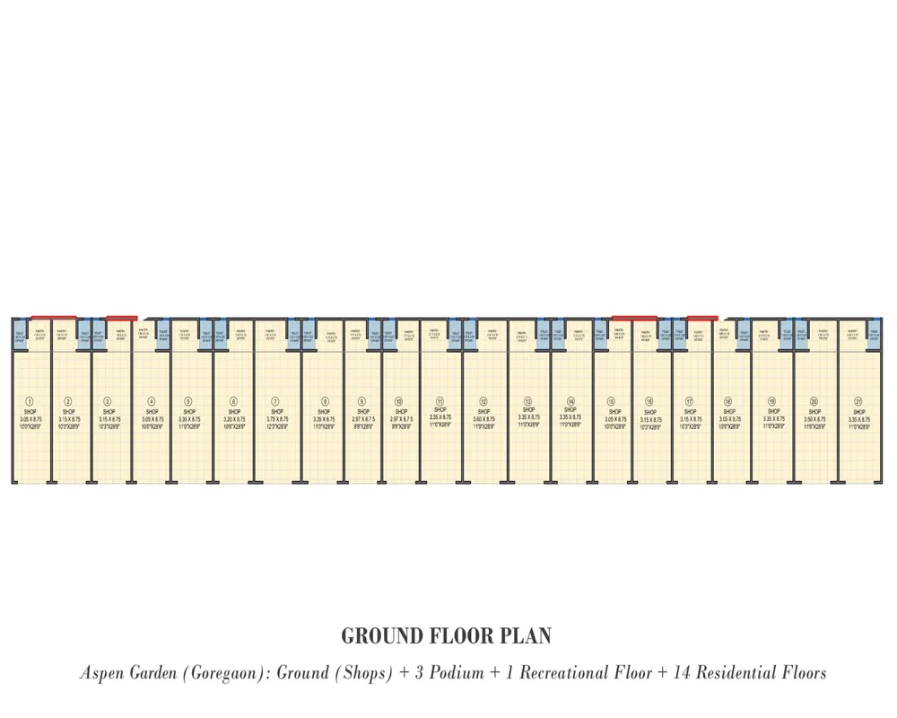 Aspen Garden Ground Floor Plan
