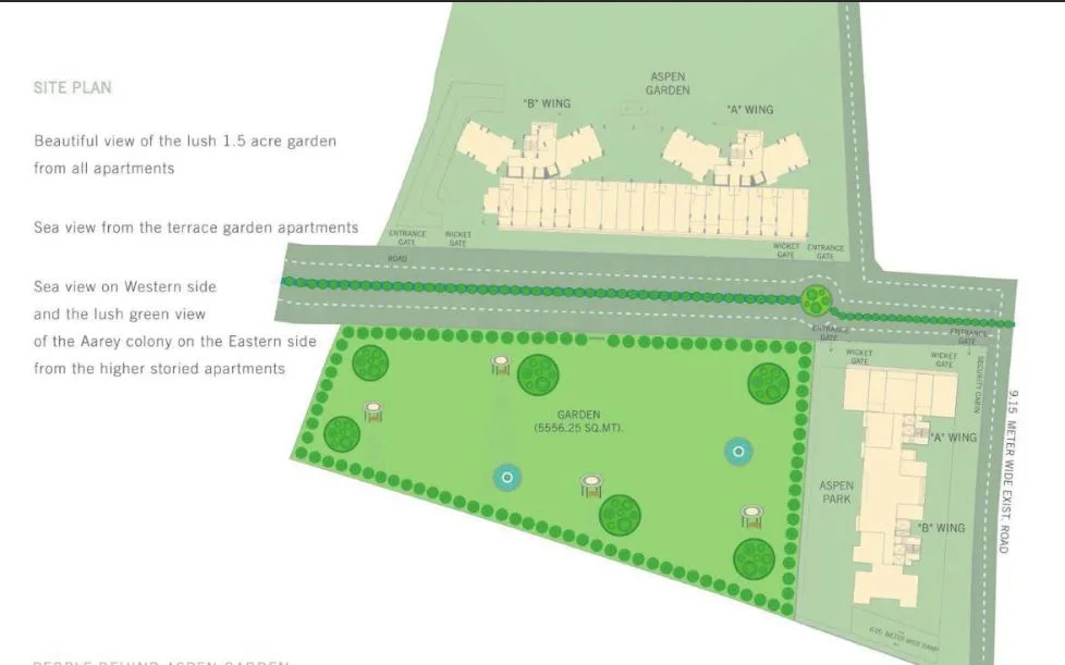 Aspen Garden Site Plan