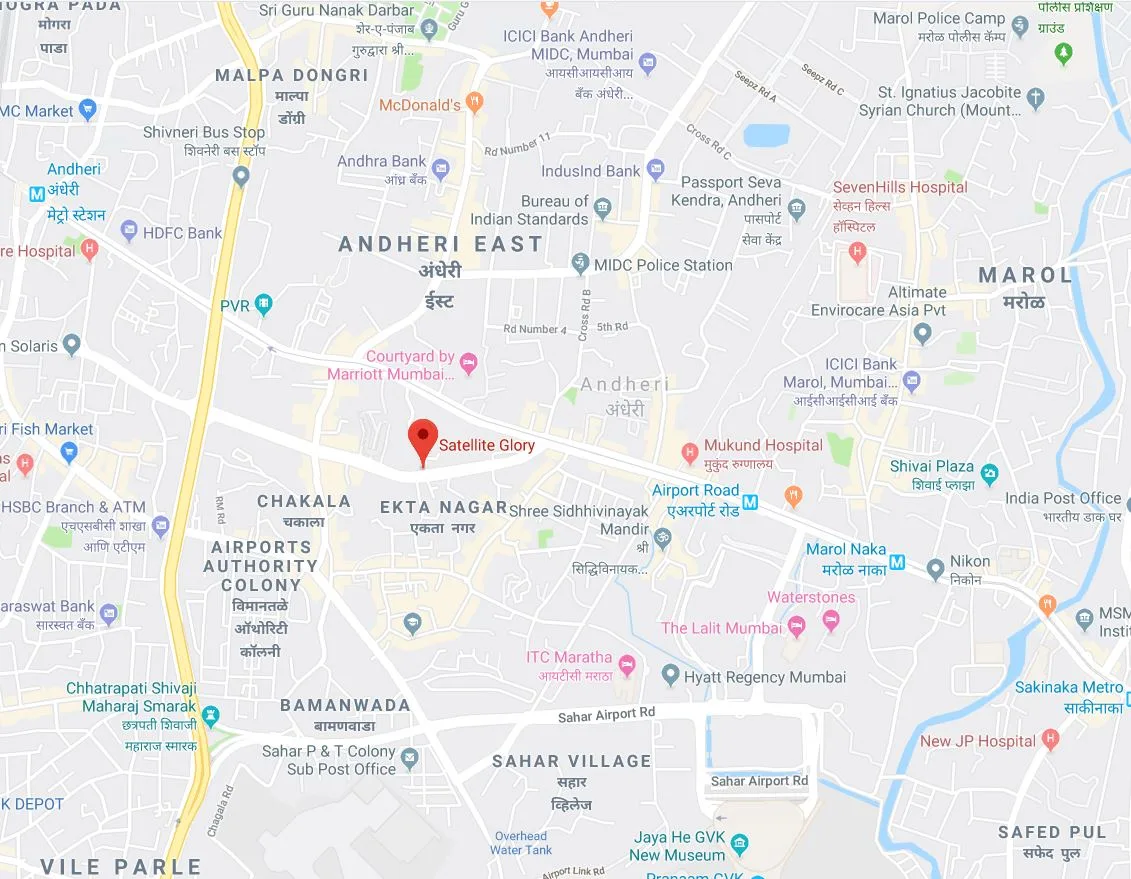 Glory Amenities Location