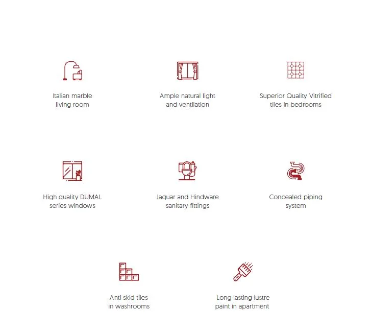 Glory Internal Amenities