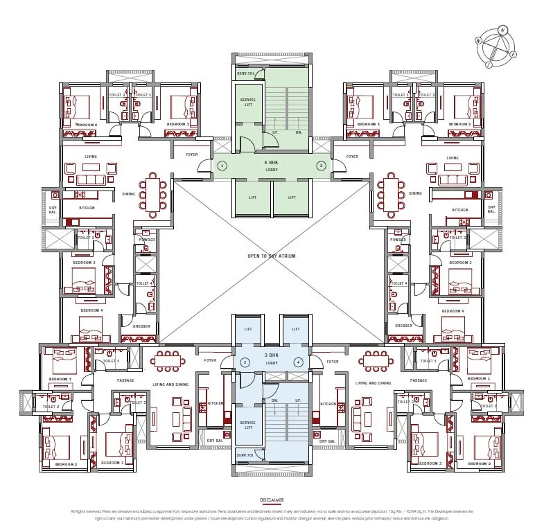 Glory Typical Floor Plan