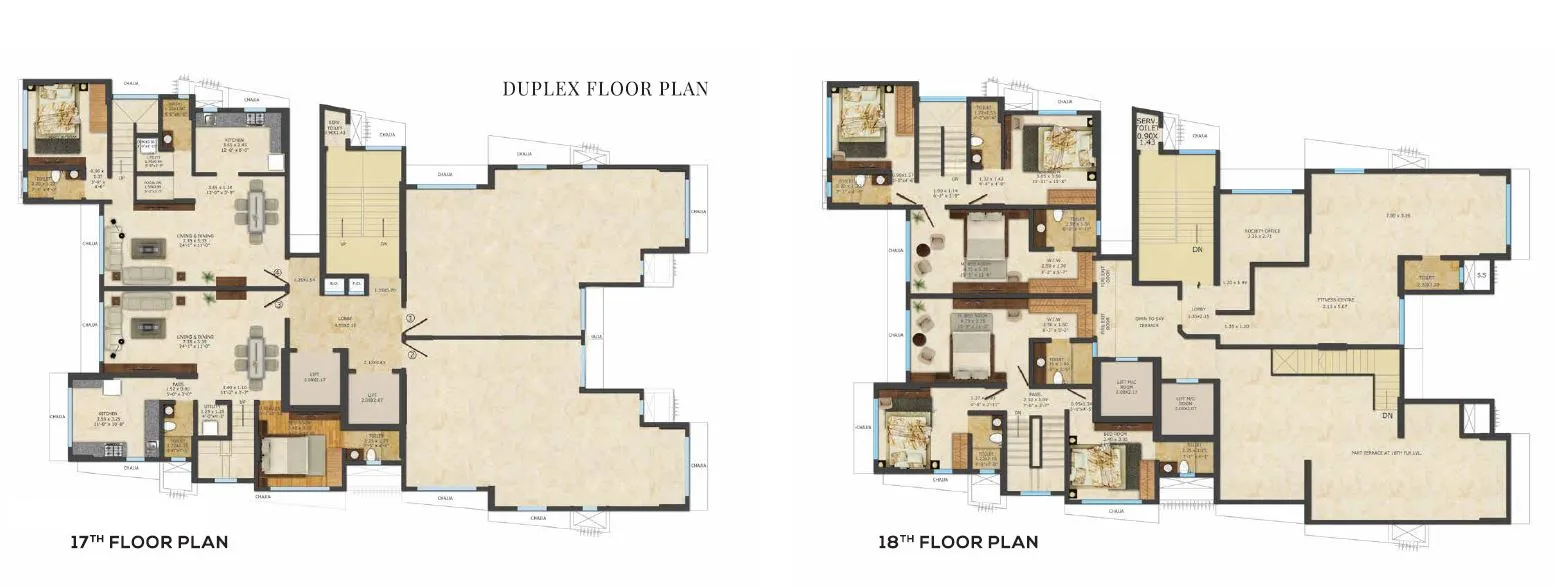 Stadium View Premium Duplex Plan