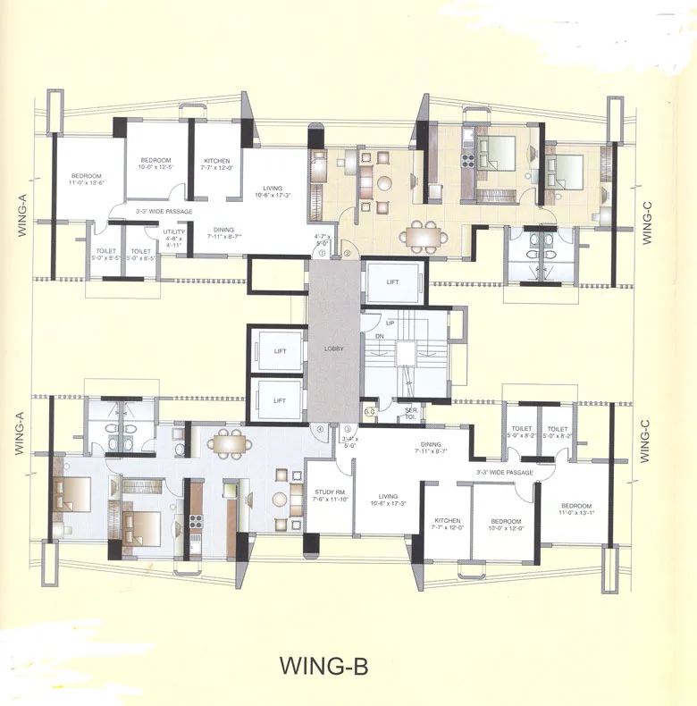 Wing B