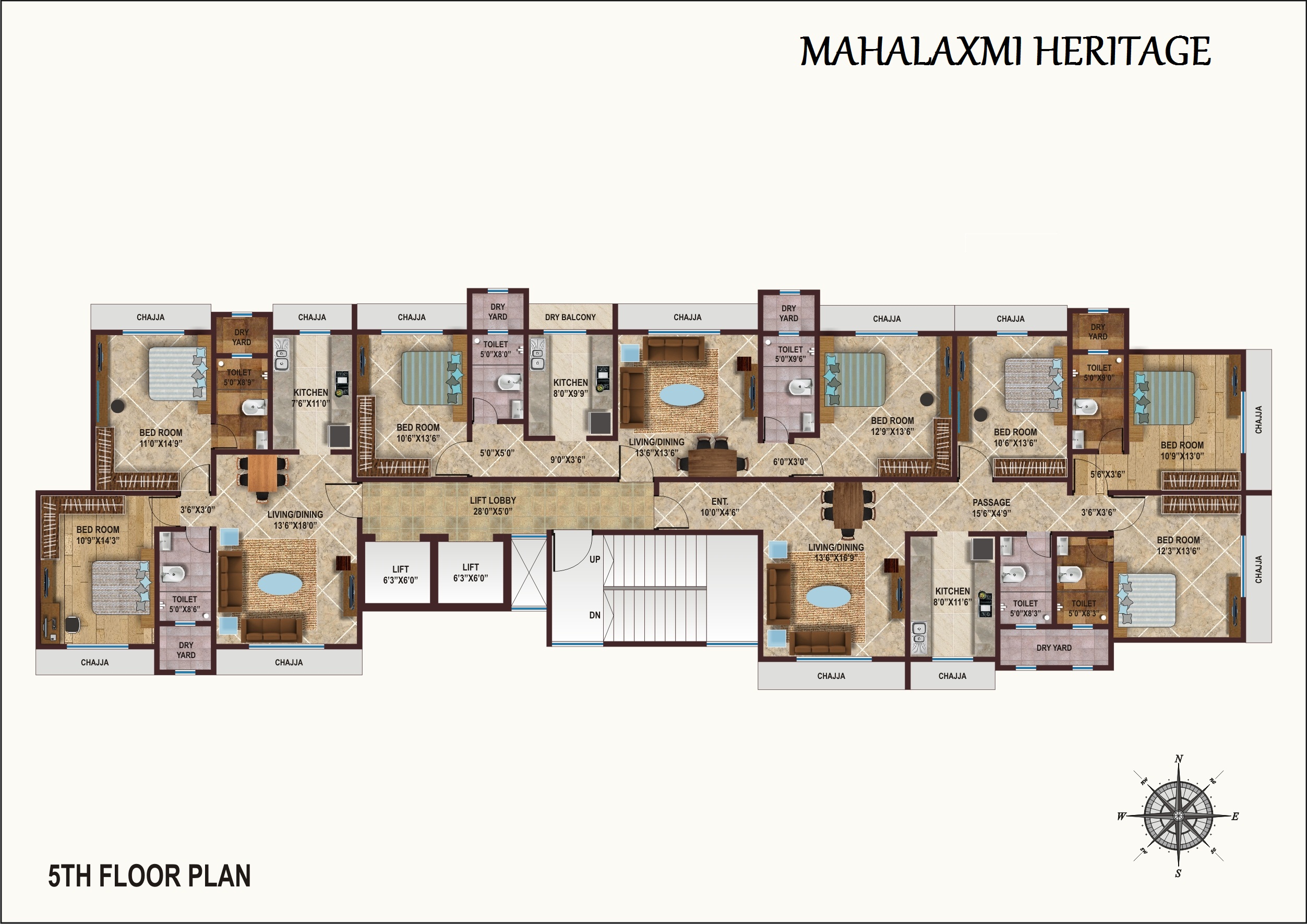 5th Floor Plan