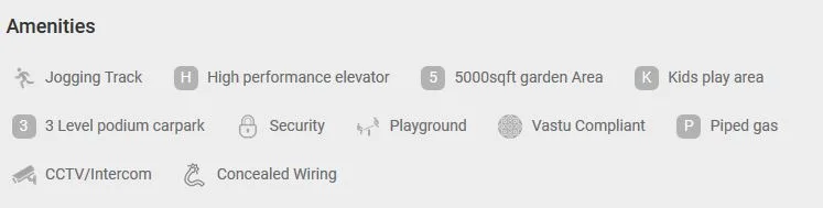 Arunoday Heritage Amenities