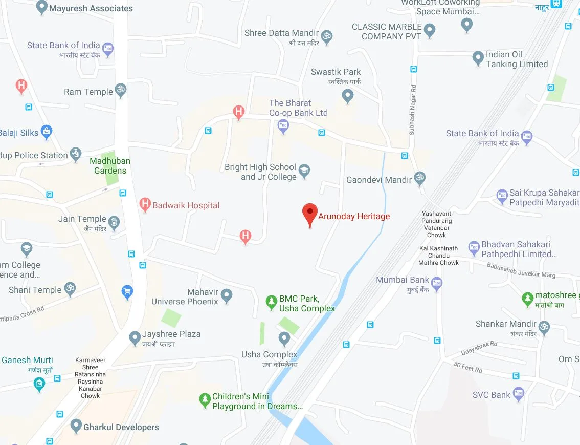 Arunoday Heritage Location Map