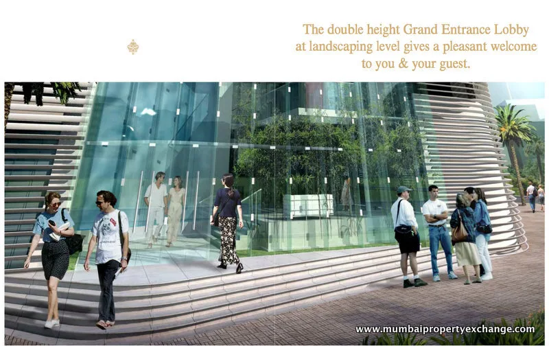 Double heighted Entrance Lobby