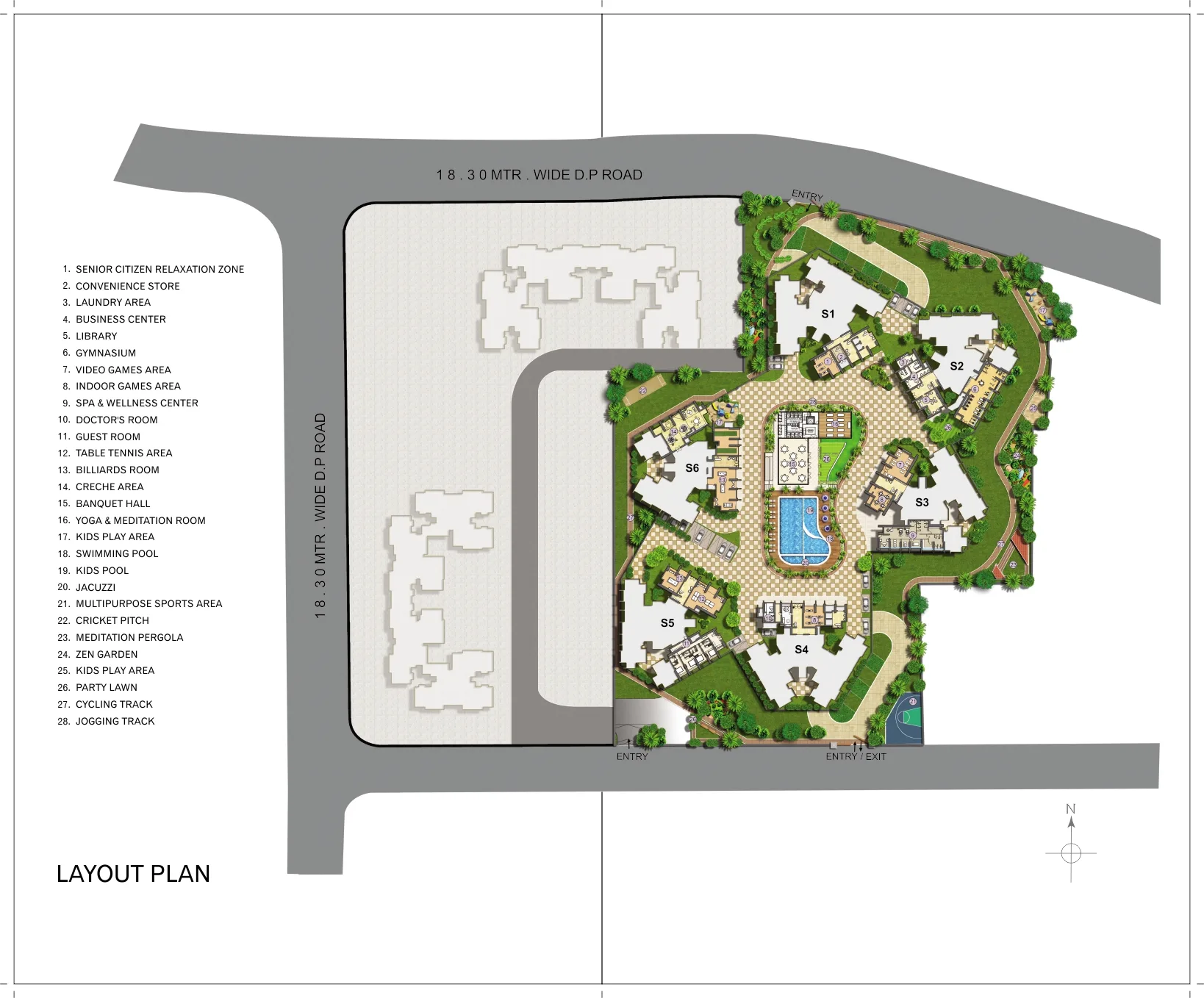 Acme Boulevard Site Layout