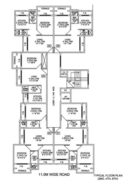 Even Floor Plan