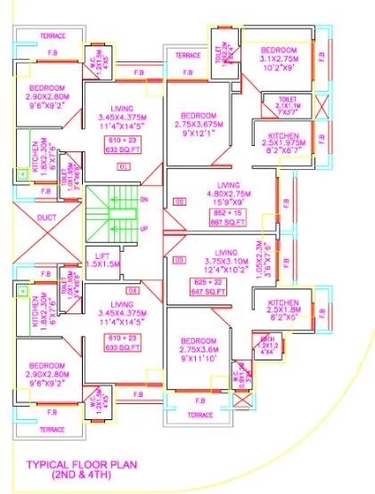 Even Floor Plan
