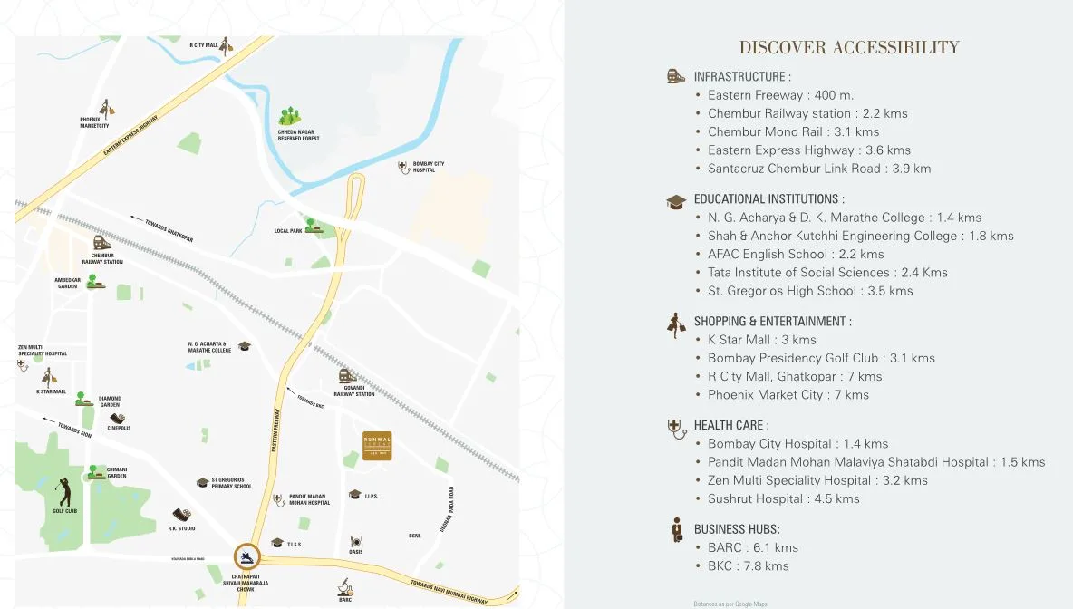 Runwal Serene Accessibility