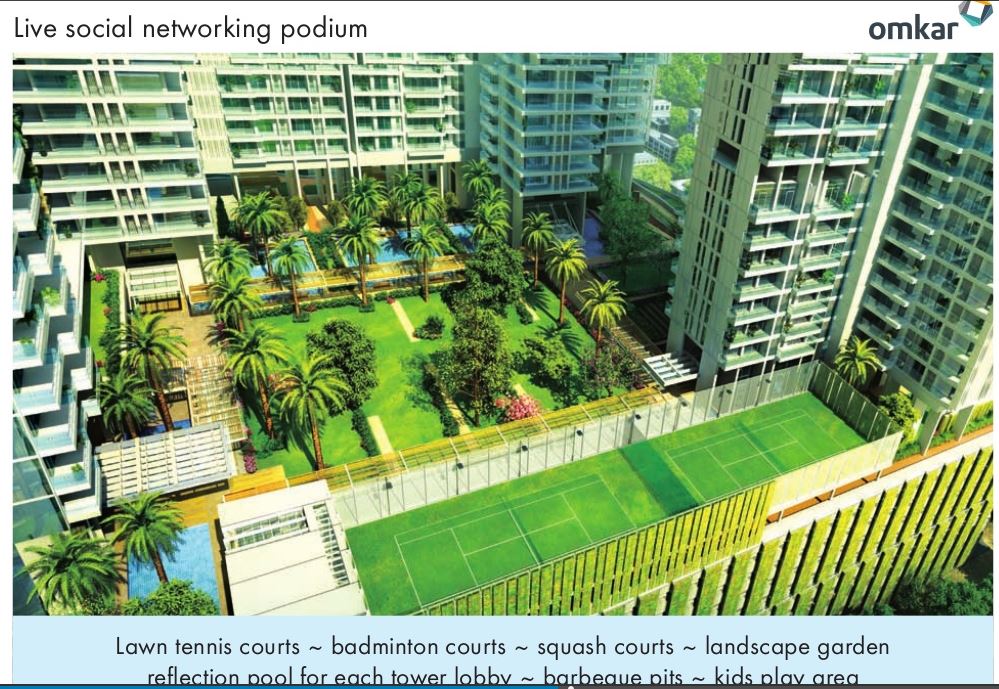 Omkar Alta Monte Podium