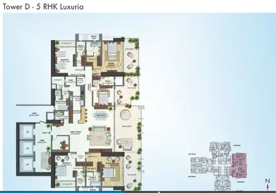 5.5 BHK Omkar Alta Monte Tower D, Malad East — for Sale — photo 8 thumbnail