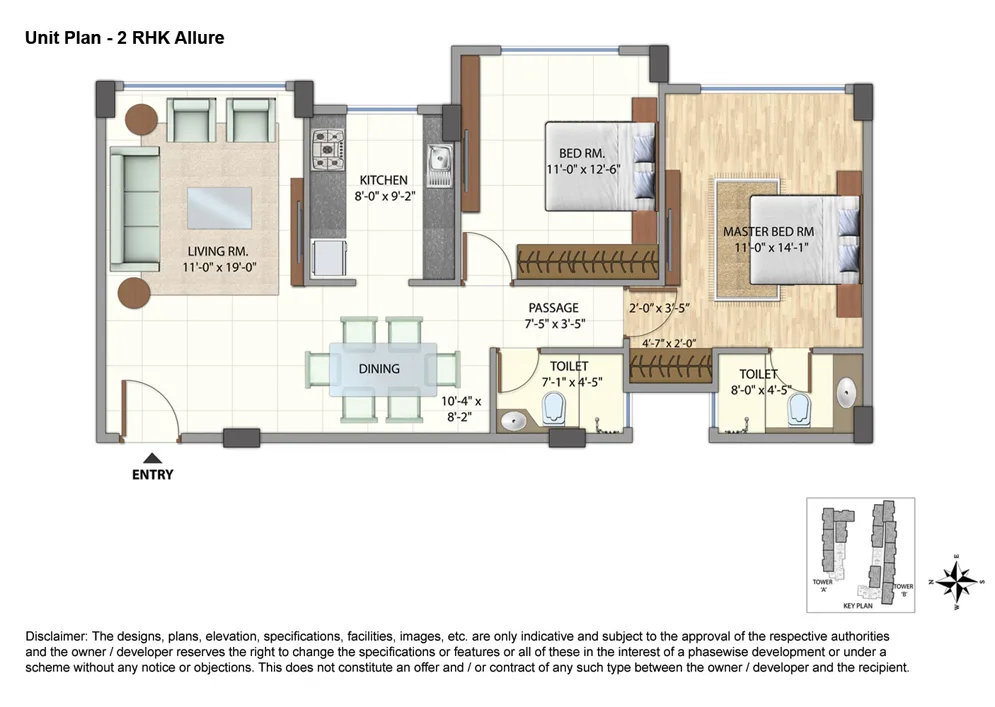 Omkar Meridia 2BHK Allure