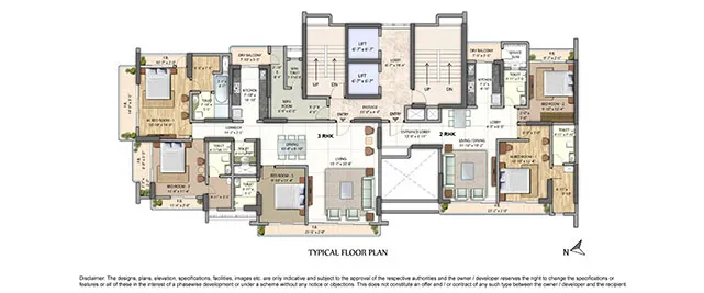 3 Flats on Rent in Omkar Vayu, Mahim