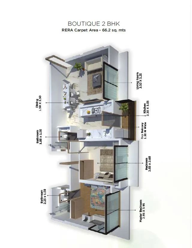UK Sangfroid 2BHK Boutique Stadium View