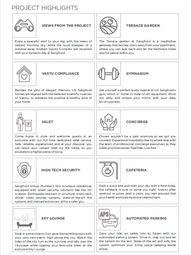 UK Sangfroid Project Highlights