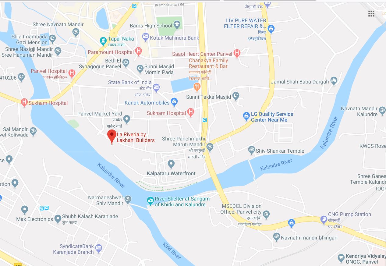 La Riveria Location Map