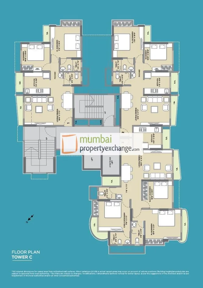 Floor Plan Tower C