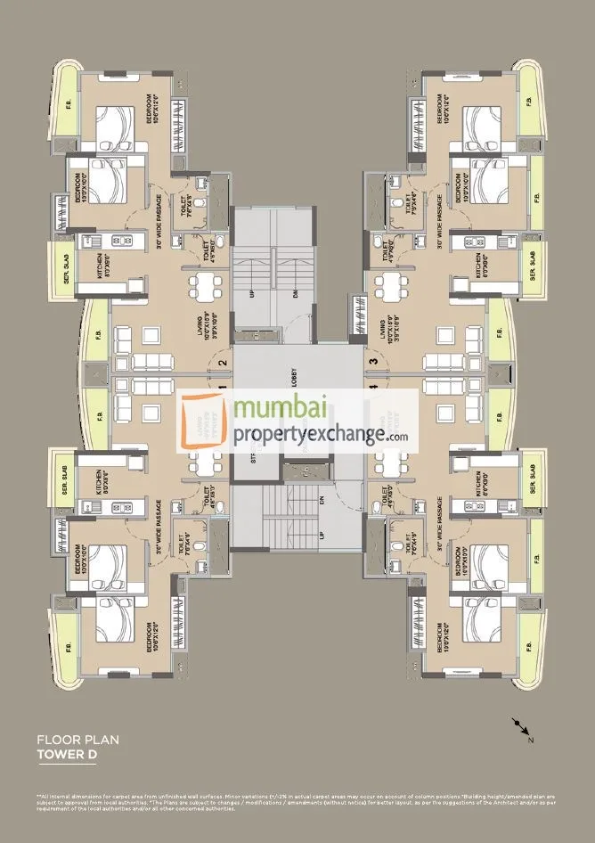 Floor Plan Tower D