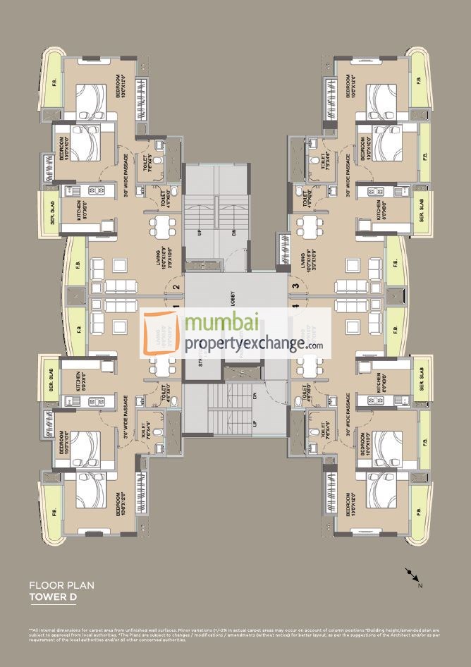 Floor Plan Tower D