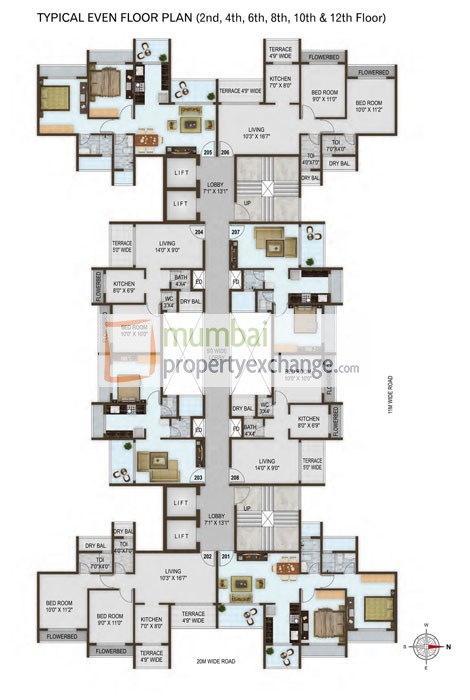 Even floor plan