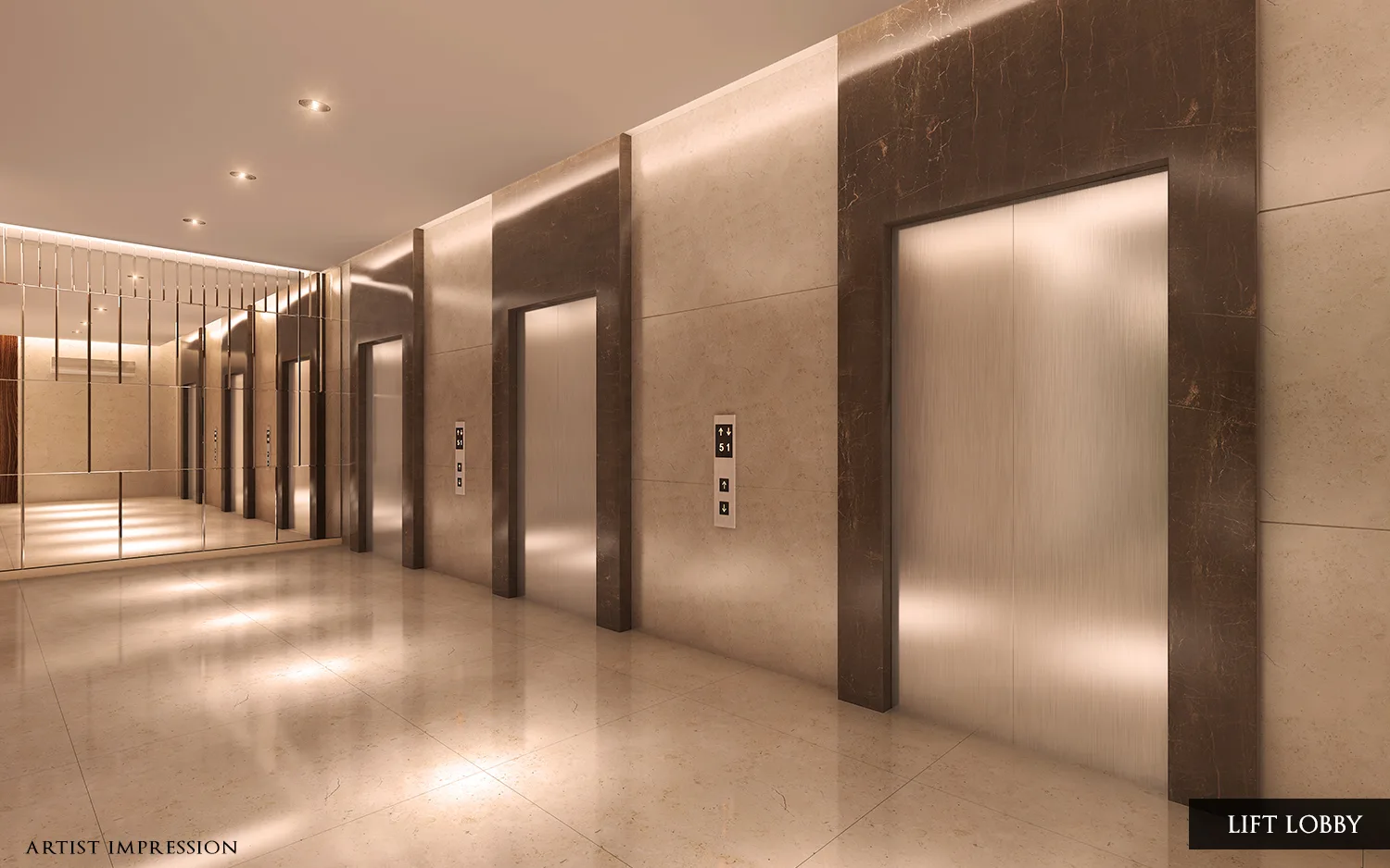 Sheth Beaupride Lift Lobby