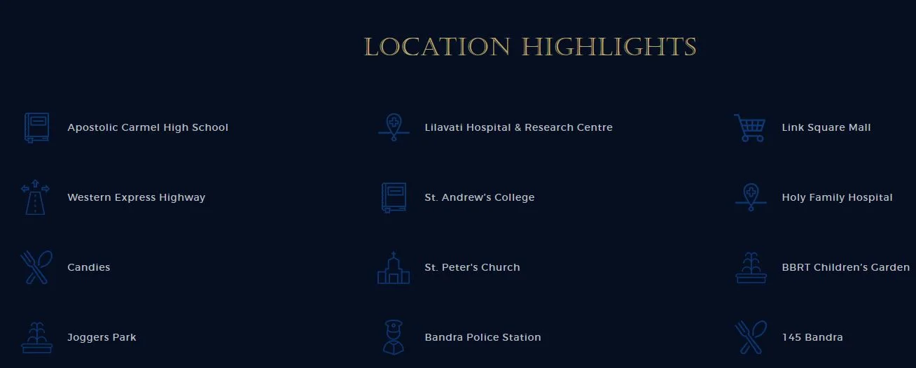 Sheth Beaupride Location Highlights