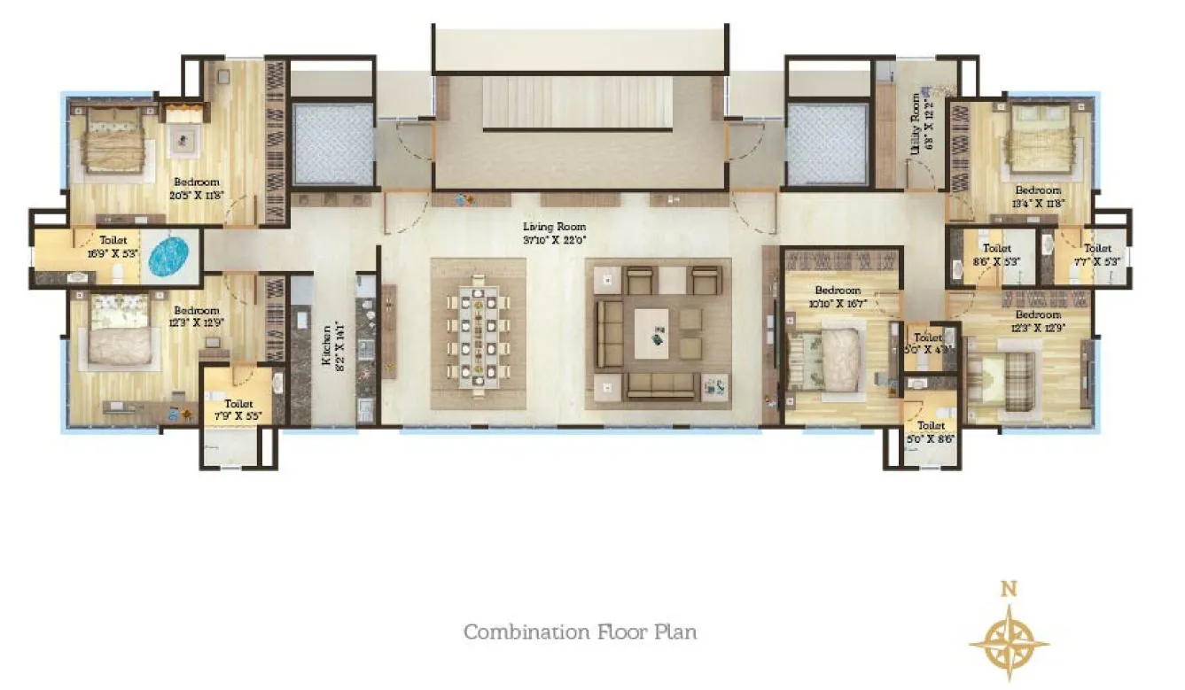 3 BHK Flats for Sale in I Zaara, Khar West