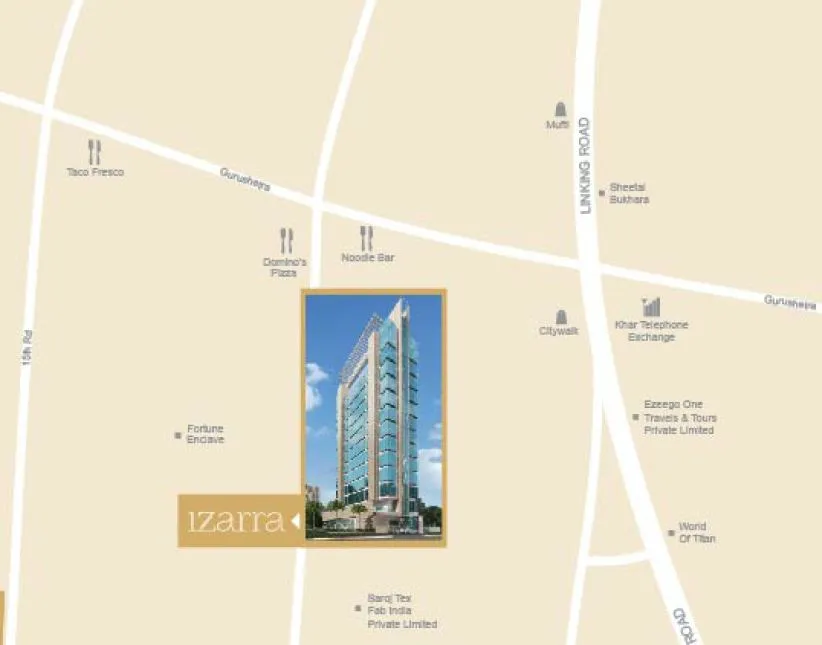 3 BHK Flats for Sale in I Zaara, Khar West