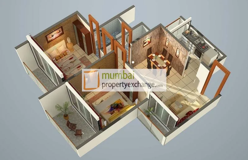 2BHK plan