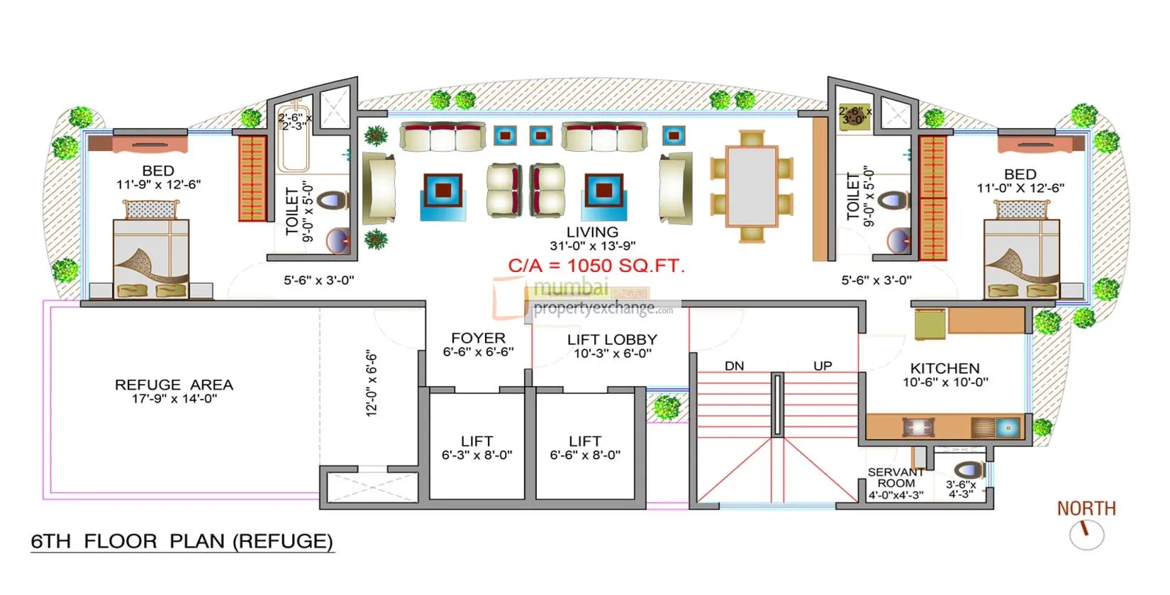 2 BHK Flats on Rent in Lakhani Signature, Bandra West