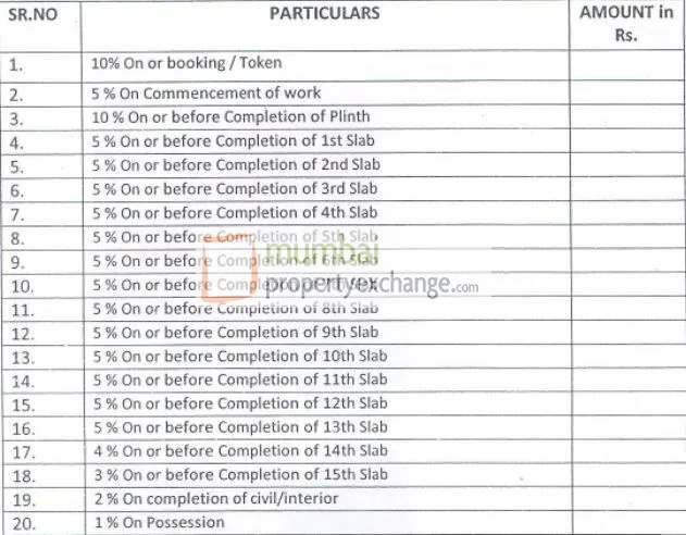 Payment Schedule