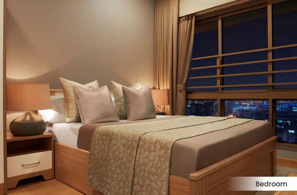 Vasant Oasis Show Flat Bedroom