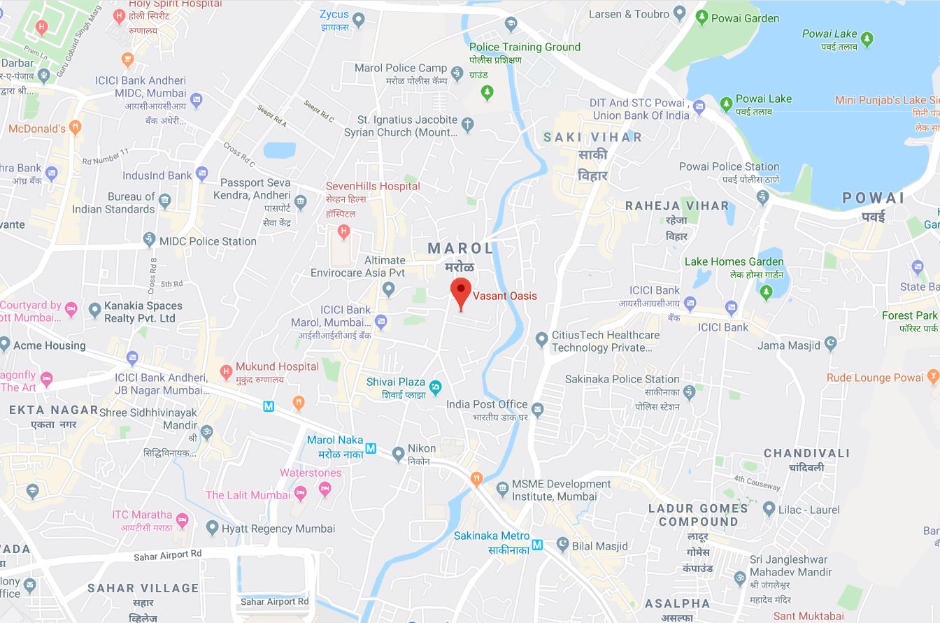 Vasant Oasis  Location Map