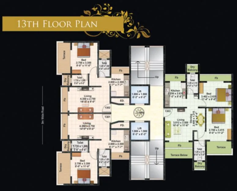 13th Flr Plan