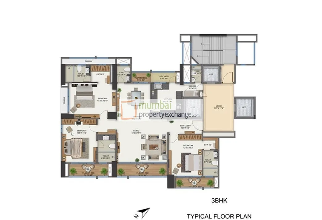 3BHK Plan