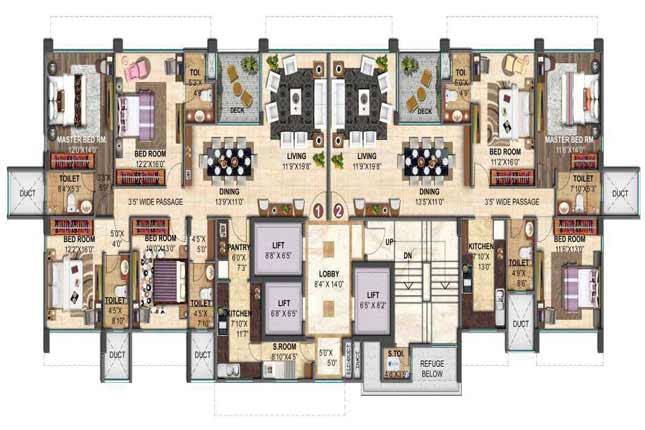 Marathon Emblem Typical Floor Plan